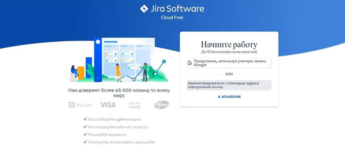 Официальный сайт atlassian jira