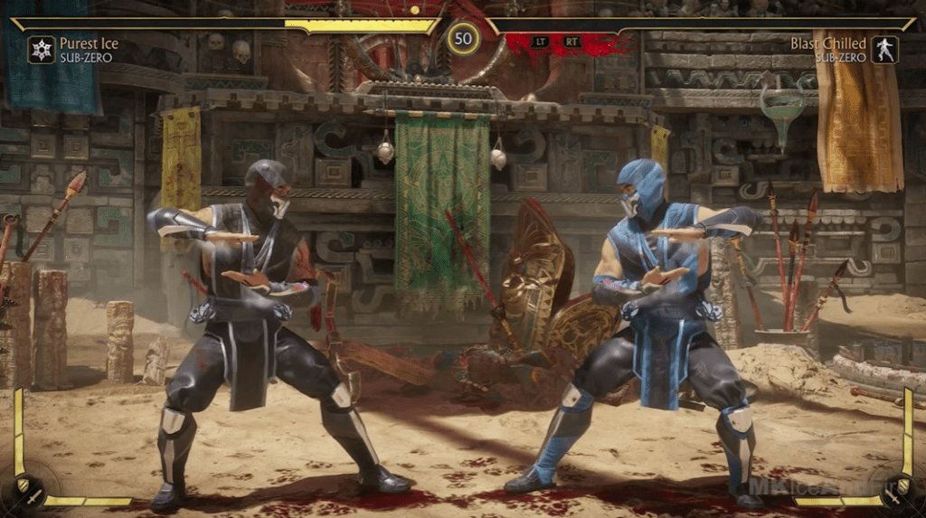 Интерфейс игры Mortal Kombat
