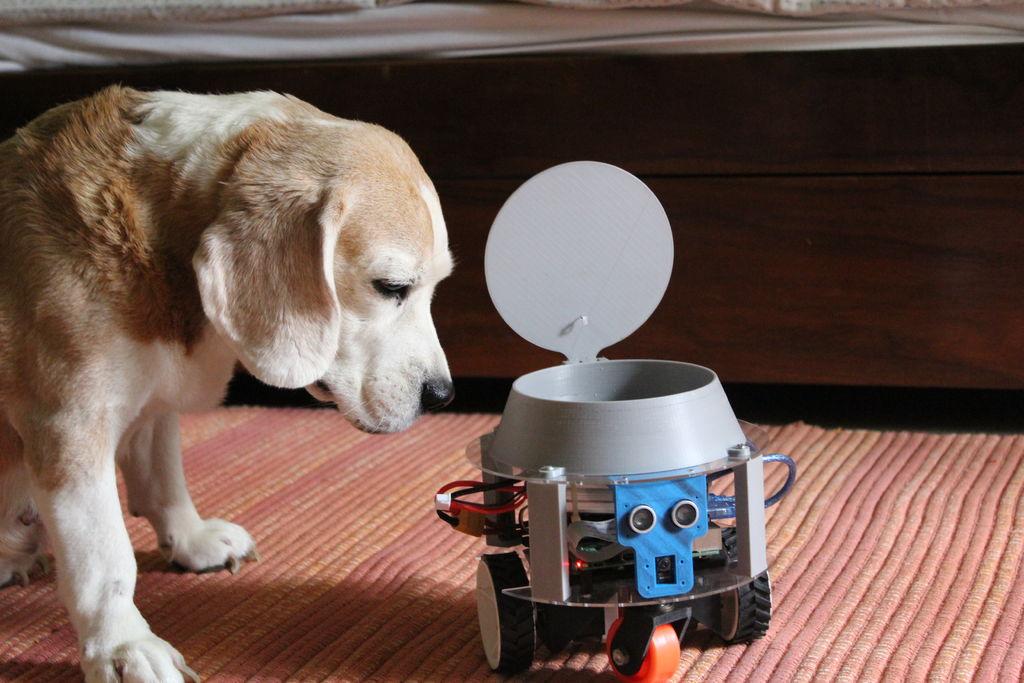 робот на ардуино для слежки за домашними животными и их кормлением