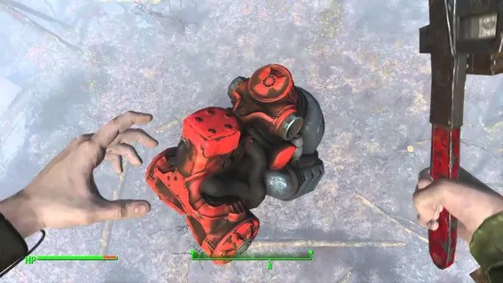 Скриншот бага из игры Fallout 4
