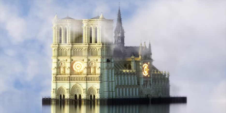Собор Парижской Богоматери в Minecraft