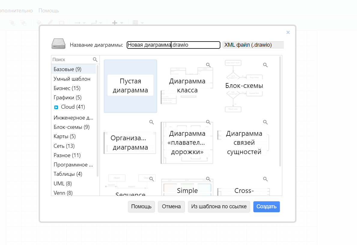 Draw.io - обзор бесплатного сервиса для рисования схем и графиков