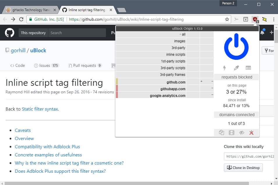 uBlock Origin