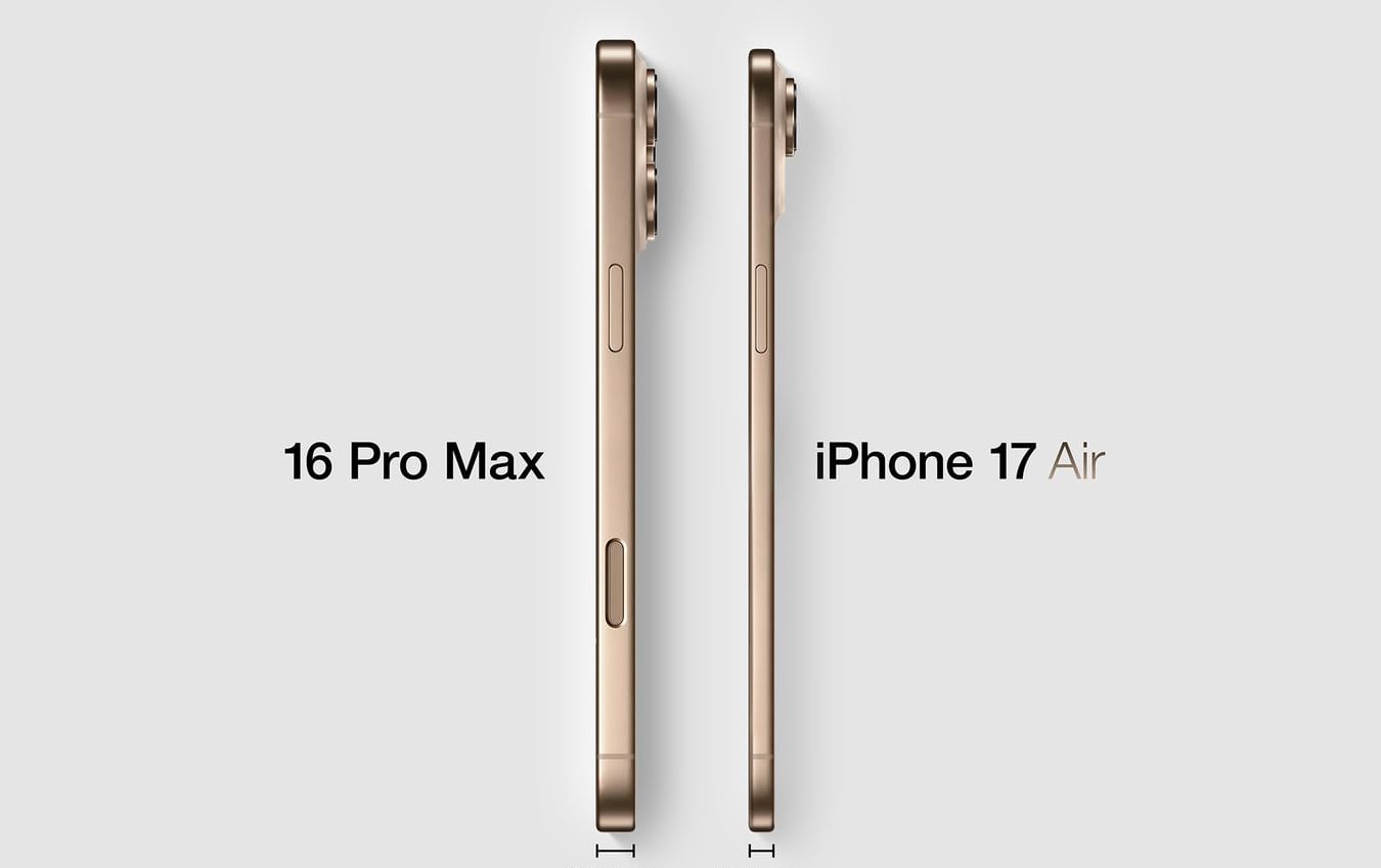Сравнение 16 Pro Max и iPhone 17 Air