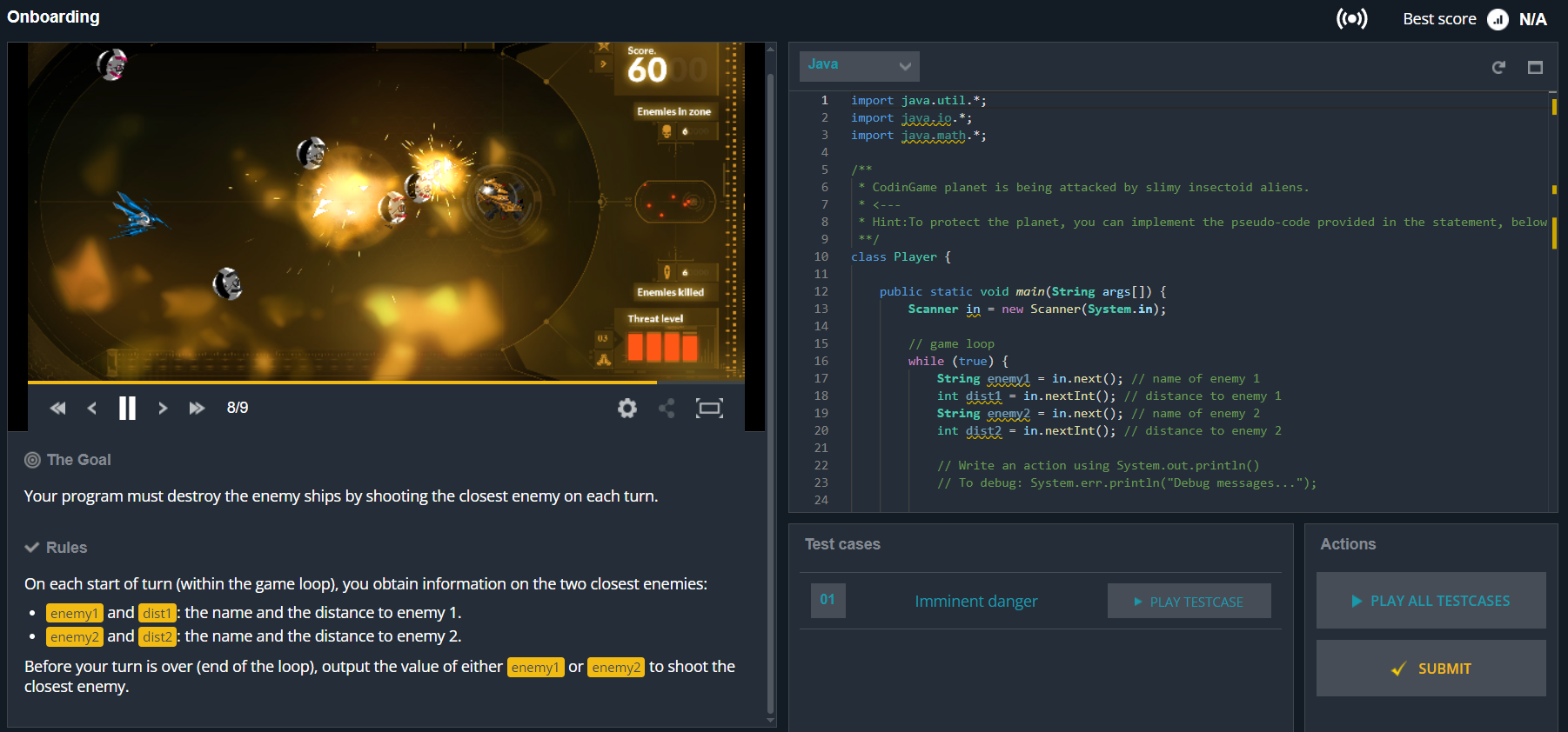Еще один пример упражнения