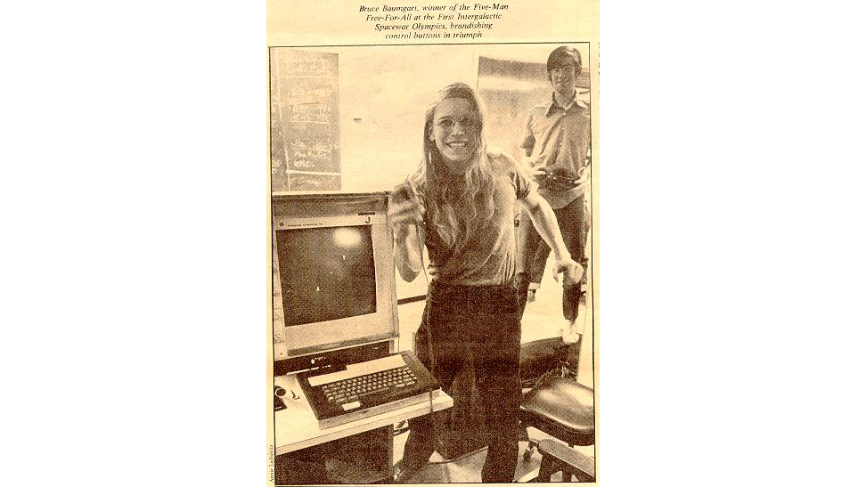 Брюс Баумгарт, победитель первого зарегистрированного киберсоревнования в мире