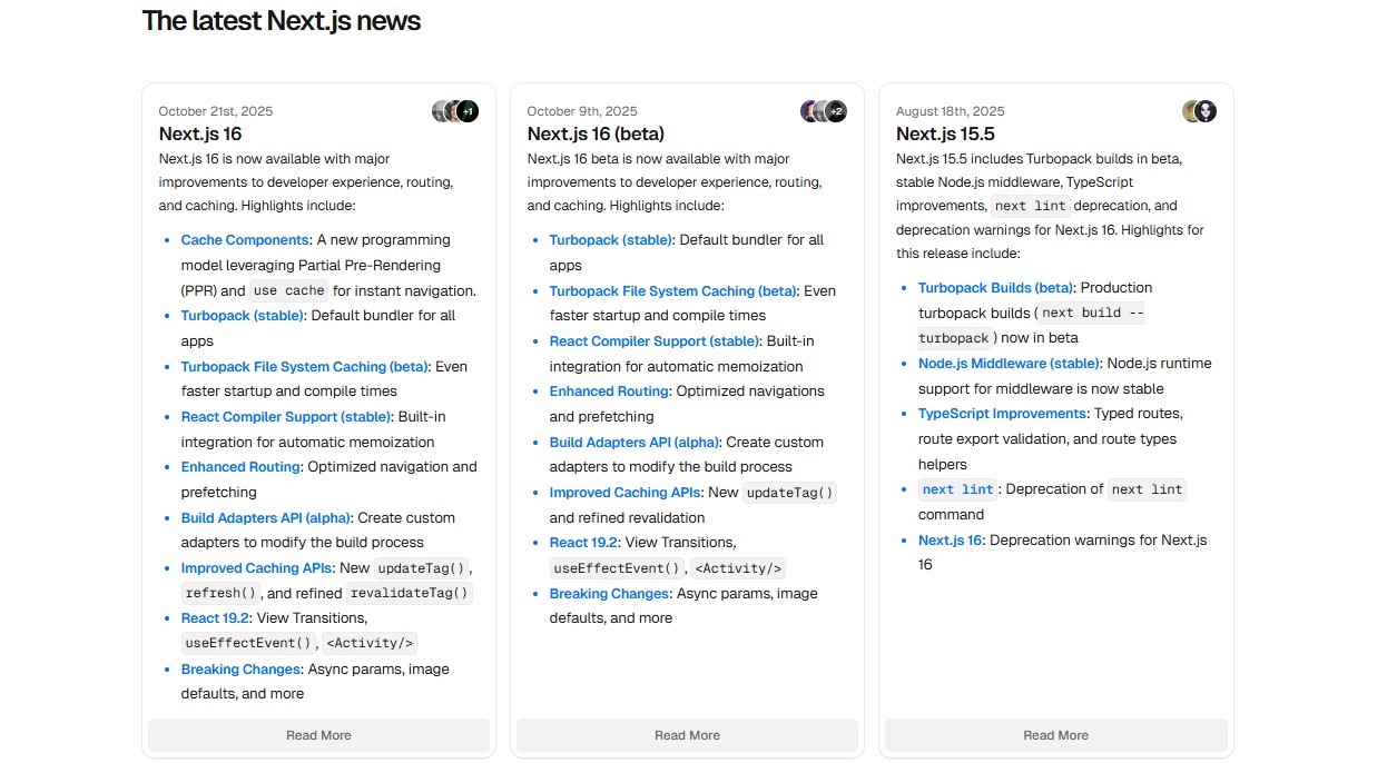 Обновления Next.js