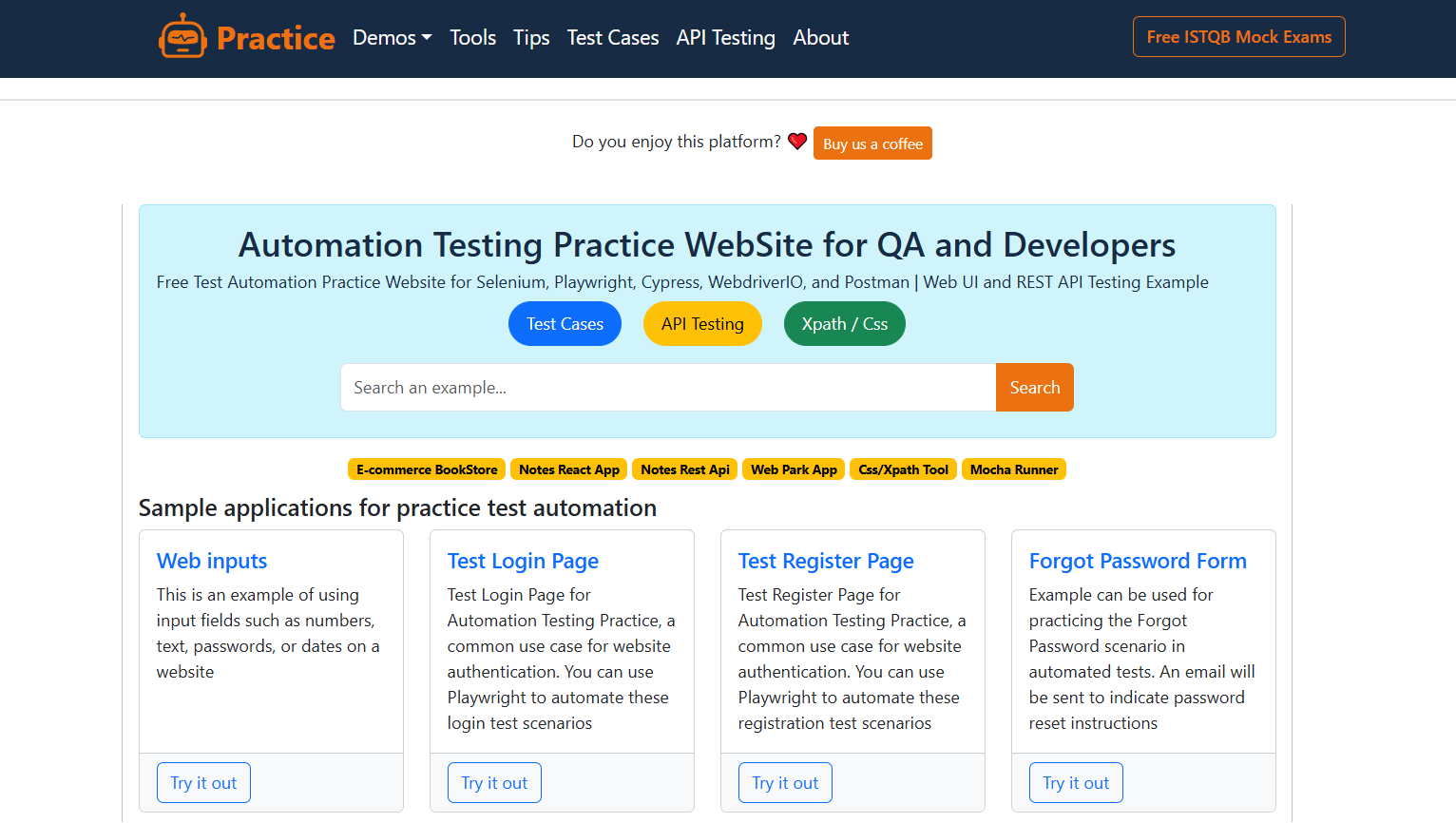 Automation Testing Practice