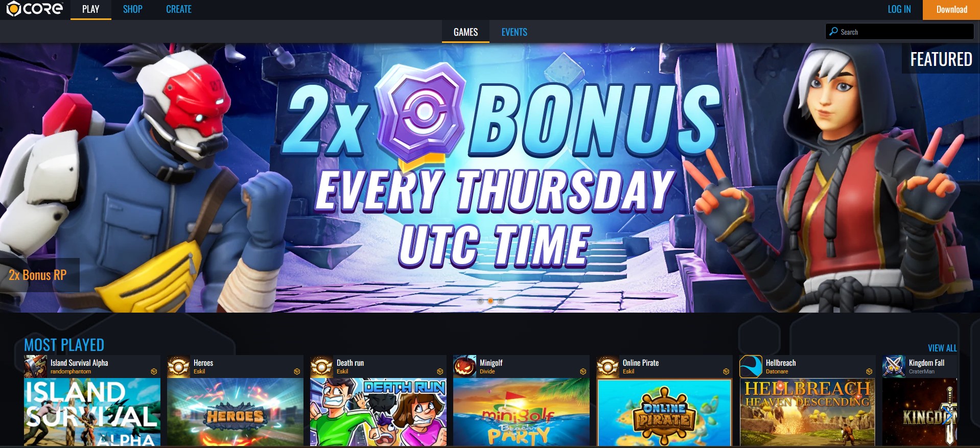 Core — игра, похожая на Роблокс