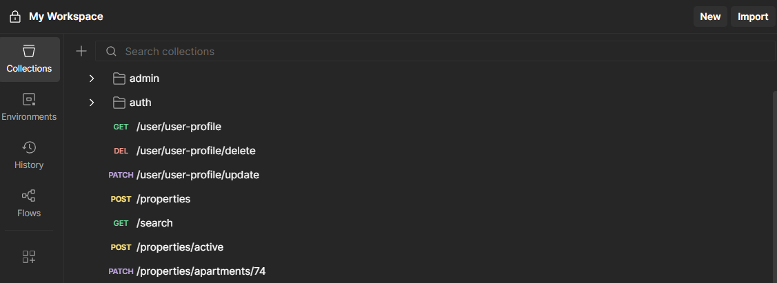 Работа с Postman