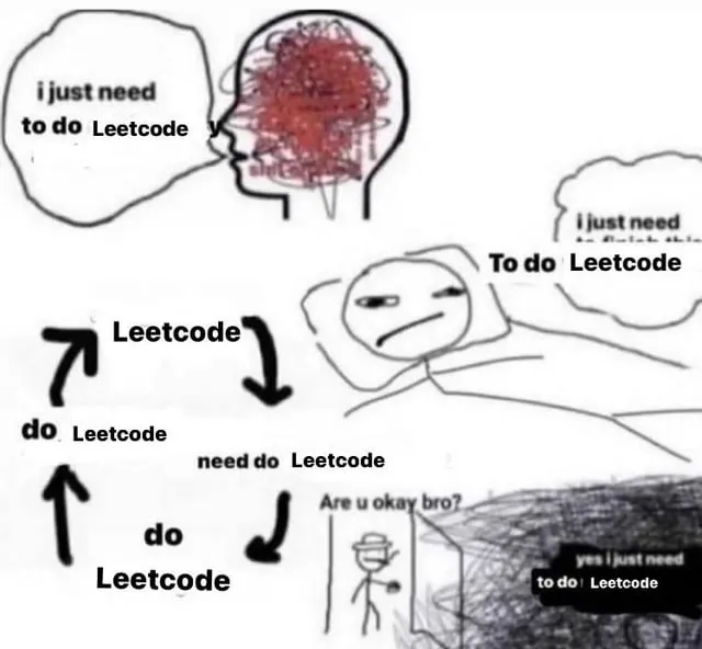 Мем про LeetCode