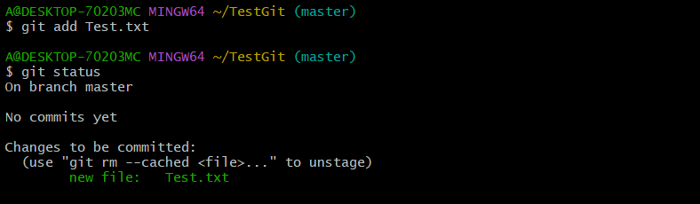 git add