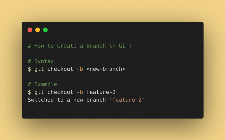git checkout