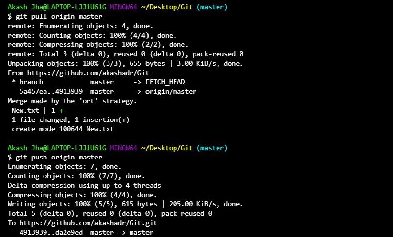 git pull
