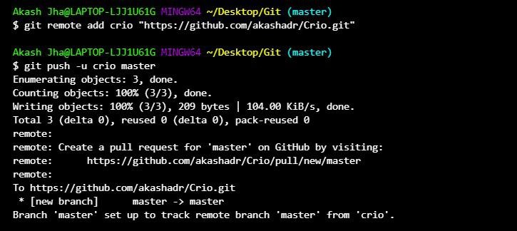 git push