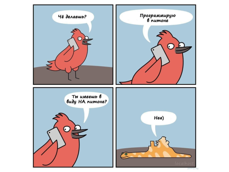 мем про питон