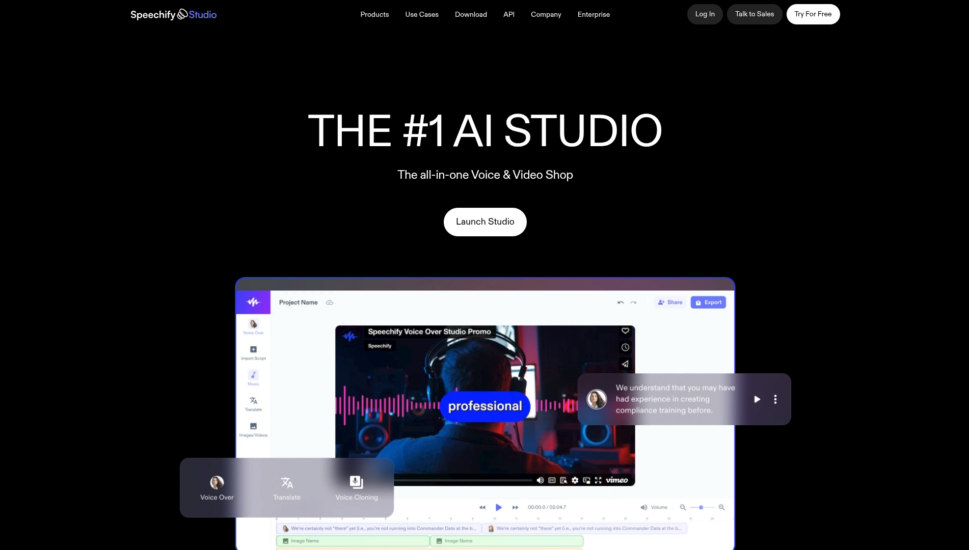 Speechify Studio
